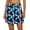 A-blue Floral, variant on Ekouaer Women's Everyday Skort with Built-in Shorts Any Activities Light Summer Skirts Workout Gym