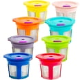 thumbnail image 4 of Youngever 8 Reusable K Cup 2.0 Solo Filter Pod Coffee Stainless Mesh, 8 Rainbow Color, 4 of 4
