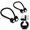 Black, variant on 2-Pack Magnetic Tiebacks for Curtains, 18 Inch - Beige