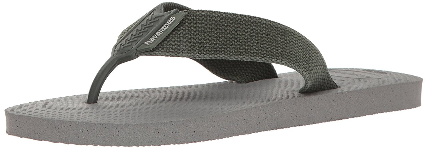 Havaianas Mens Urban Basic Sandal Flip Flop - Grey/Dark Brown 6/7 ...