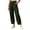 Pants - Army Green, variant on Samdudou Womens Joggers Curved Hem Lounge Pants Front Patch Pockets Elastic Waist Active Trousers Casual Solid Daily Work Wear