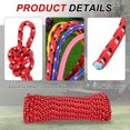 thumbnail image 3 of Uxcell Cuerda de Polipropileno de 3/8 Pulgadas y 100 Pies, Cuerda Utilitaria Trenzada Sólida para Camping, Soga para Bandera, Cuerda de Tender, Exterior, Rojo/Negro/Blanco, 3 of 6