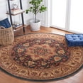 thumbnail image 2 of SAFAVIEH Mahal Josephine Oriental Area Rug, Navy/Natural, 6'7" x 6'7" Round, 2 of 8