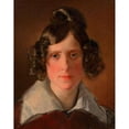 thumbnail image 2 of Friedrich von Amerling 20x24 Gold Ornate Framed and Double Matted Museum Art Print Titled - Antonie Amerling, Born Kaltenthaler (1st Woman Amerling) (1832), 2 of 4