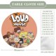 thumbnail image 2 of The Loud House-theme Fitted Round Tablecloths Elastic Edged Table Covers Waterproof Table Cloth for Kitchen Holiday Party Tables Decor 120cm, 2 of 6