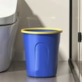 thumbnail image 5 of HongHeng Clearance Under $2.00 Kitchen Trash Can Hollow Paper Cans and Convenient Lidless Living Room Bedroom Household Plastic Trash Cans with Pressure Ring, 5 of 6