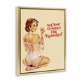 thumbnail image 4 of Stupell Industries Not Your Granny's Old Fashioned People Painting Gold Floater Framed Canvas Art Print Wall Art, 17 x 21, 4 of 10
