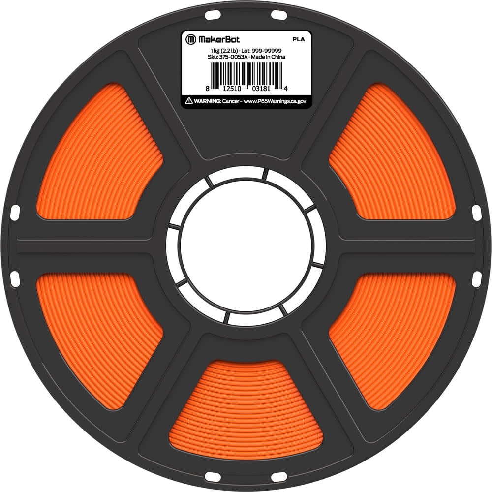 MakerBot 1.75MM PLA Filament for Sketch, Orange Single