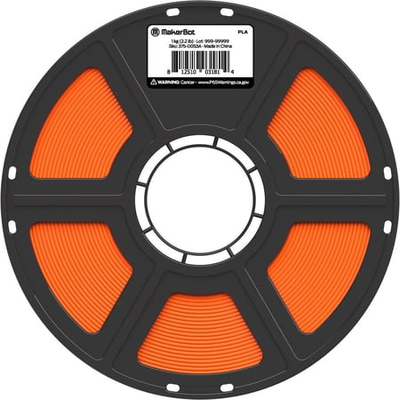 MakerBot 3Dプリンター用フィラメント Sketch PLA Orange 1.75mm (1巻) 品番：375-0043A