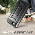 thumbnail image 6 of SUPCASE Unicorn Beetle Pro Series Case Designed for iPhone SE 3rd Gen (2022) / iPhone SE 2nd Gen (2020) / iPhone 7 / iPhone 8, Full-Body Rugged Holster Case with Built-In Screen Protector (Black), 6 of 6