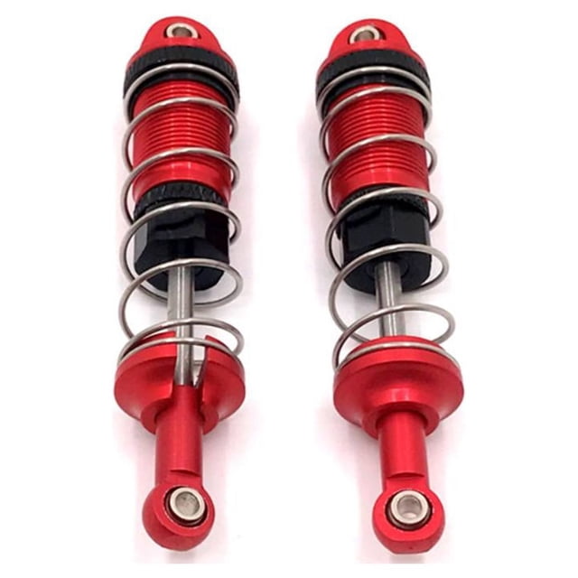 fastboy Aluminum Alloy 1/16 Front Rear Shock Absorber 2piece Wear-resistant Rc Front Rear Shock Absorber For FMS 16101 16102 RC Car Part Red