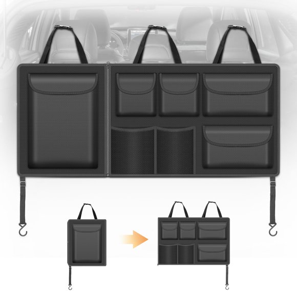 Organizador de maletero Automiim desmontable para colgar, 7 compartimentos