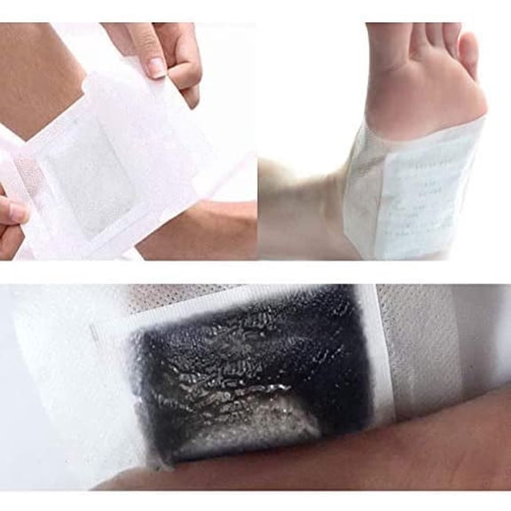 Foot Pads Natural Cleansing Pads Bamboo Vinegar Feet Patches - 30
