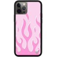 thumbnail image 3 of Édition Limitée Coques Compatibles avec iPhone 12 et 12 Pro (Flammes Roses), 3 of 3