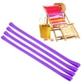 thumbnail image 1 of Uxcell 4-Pack Bandas para Toallas para Sillas de Playa, Clips Reutilizables a Prueba de Viento [Morado], 1 of 7