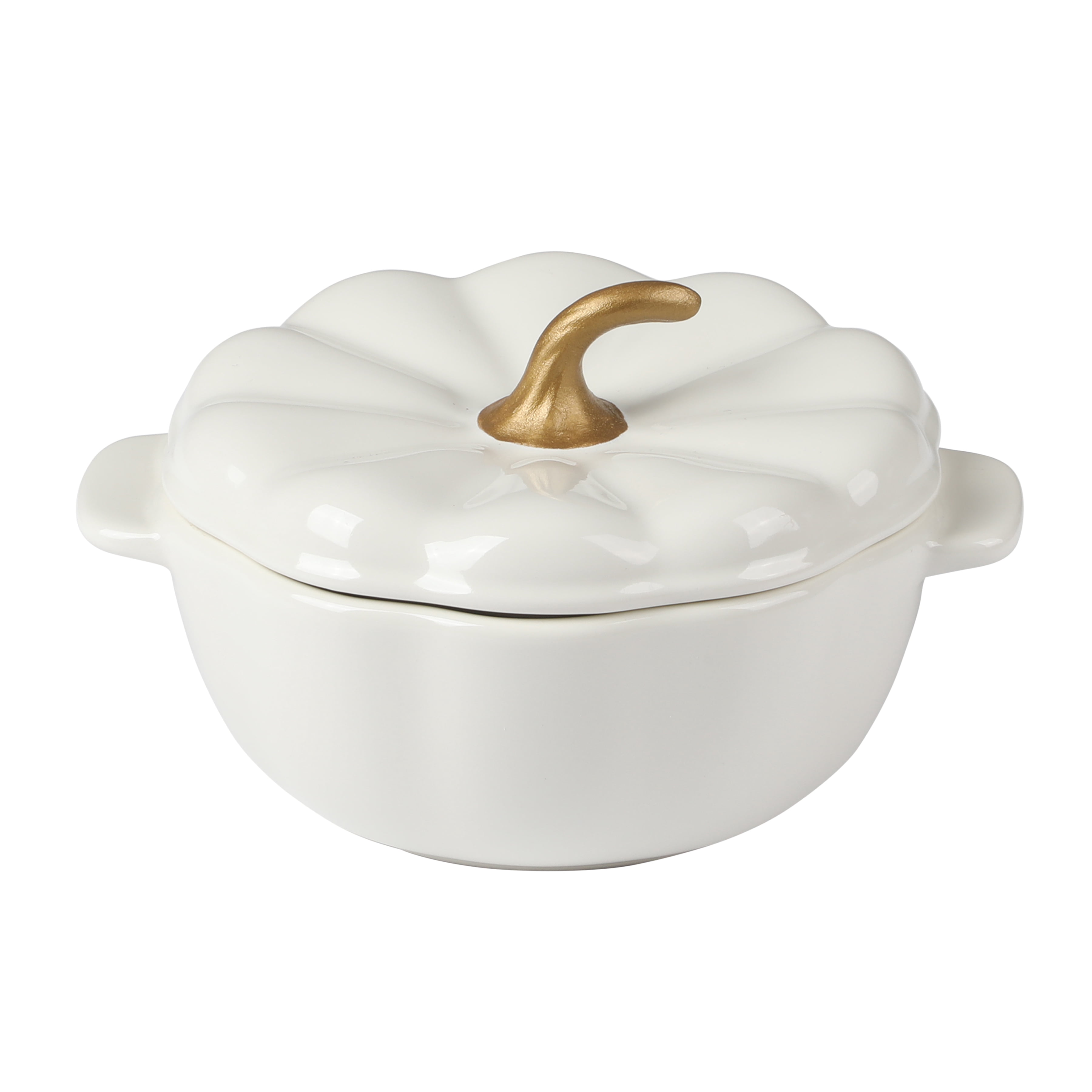 The Pioneer Woman .5 Quart Pumpkin Stoneware Mini Cocottes with