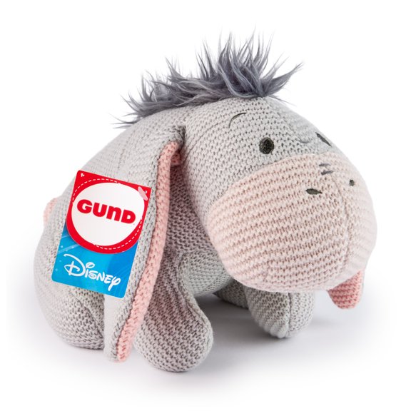 GUND Disney Official Eeyore Knit Plush, Winnie the Pooh, Stuffed Animal for Ages 1 and Up, Gray, 10”