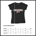 thumbnail image 7 of Country Girl Logo Women's V-Neck T-shirt Western Rodeo Style Southern Pride Cowgirl Rustic Feminine Farm Life Ranch Tee, 7 of 7