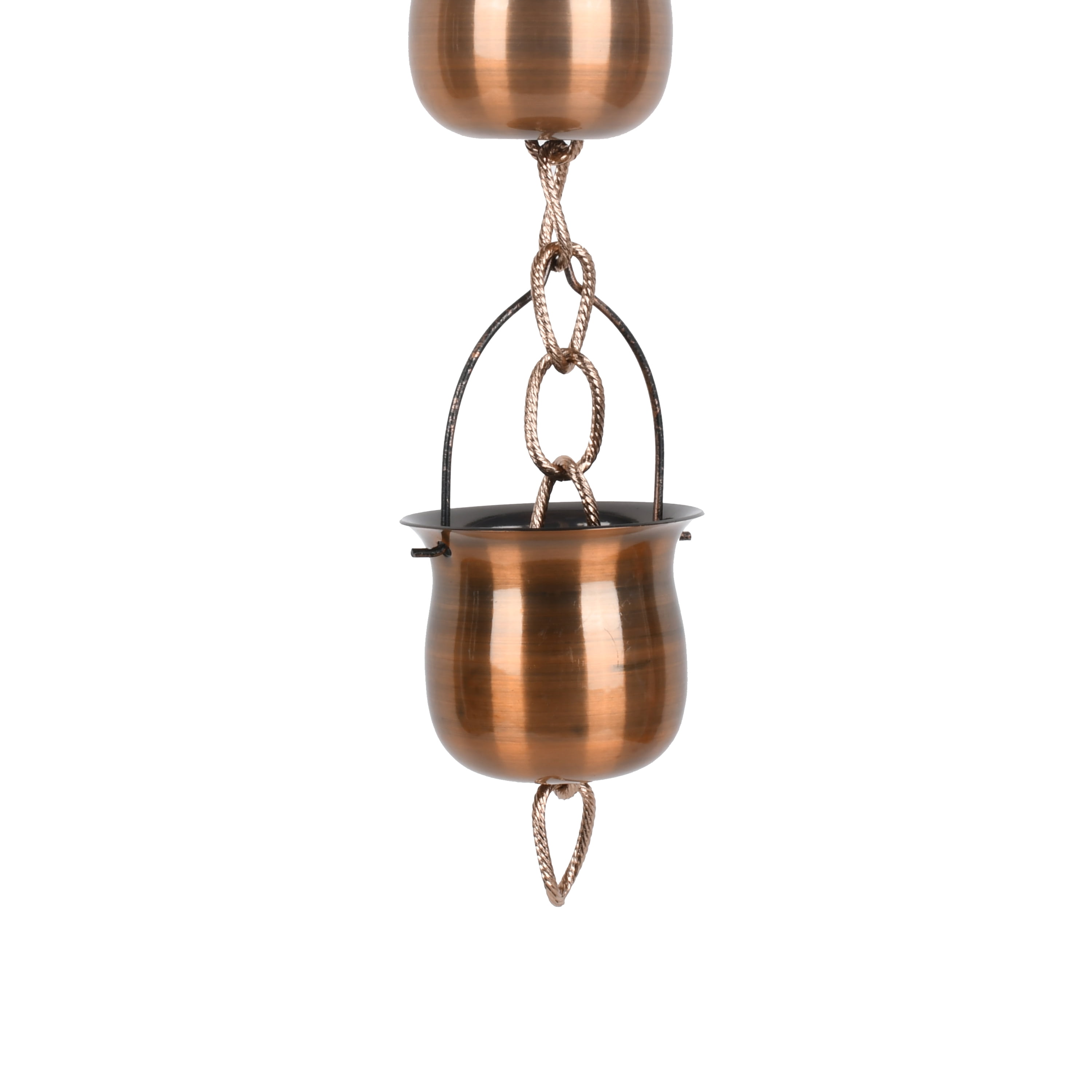 Mainstays Outdoor 29" Metal Weathered Copper Rain Chain