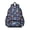 Space Cat and Galaxy Black Pattern, variant on Space Cat and Galaxy Black Pattern Cute School Backpack with Padded Back and Adjustable Shoulder Straps 13.4"x11"x4.7"