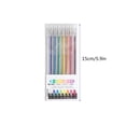thumbnail image 3 of Gel Pen Set | Flash Shiny Gel Color Pens for Crafting, Drawing, Doodling, Calligraphy | Smooth Writing Ergonomic Grip | Refillable Ink | 10ml | 8 Pack | Multicolor Art Supplies, 3 of 7