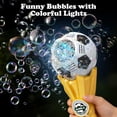 thumbnail image 3 of Varita de burbujas Hugeway con diseño de trofeo del Mundial de fútbol y luces, 3 of 7