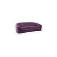thumbnail image 3 of Meridian Furniture Riley Purple Velvet Sofa, 3 of 8