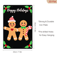 thumbnail image 3 of 1pc Metal Wall Sign, 8x12 Inches, Happy Holidays Gingerbread Man Decorative Sign, Perfect for Christmas, Festive Winter Decor, Ideal for Home, Cafe, Bar, Kitchen, Holiday Decorations, 3 of 7