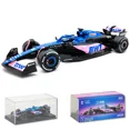 thumbnail image 1 of Bburago 1:43 BWT Alpine 2023 A523 F1 Formula Car Die Cast Vehicles Collectible Model Racing Toys Acrylic Box, 1 of 5