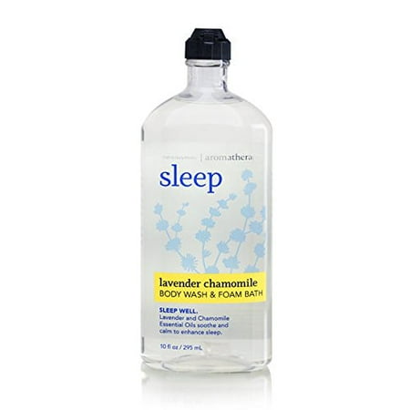 Bath Body Works Aromatherapy Sleep Lavender Chamomile 10 Oz Body Wash Foam Bath