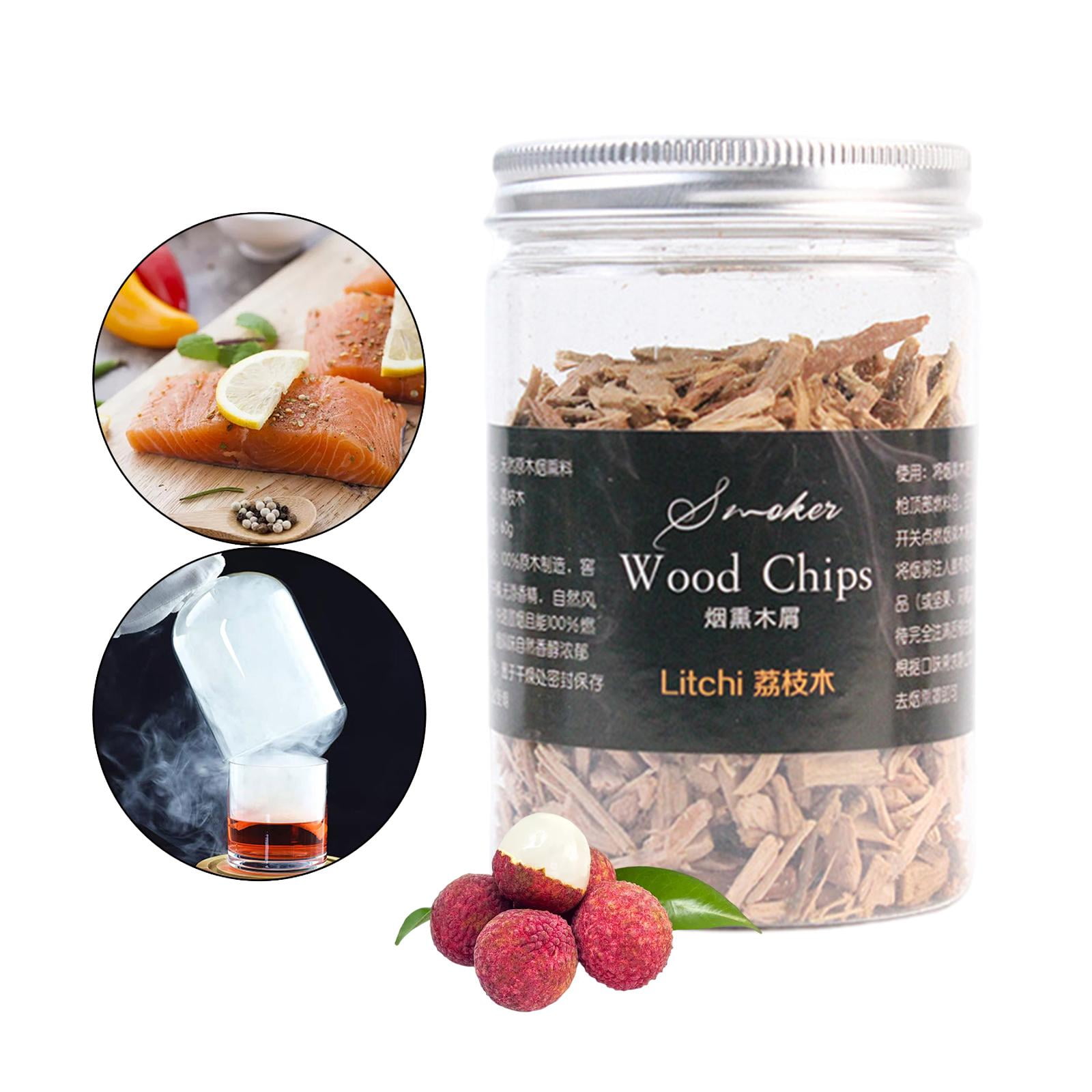 Old Fashioned Wood Smoking Chips,Wood Smoker Sawdust Shavings 60g,Extra