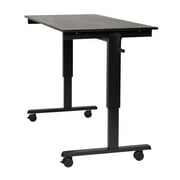 Offex 60" High Speed Crank Adjustable Desk - Black