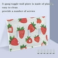 thumbnail image 3 of Yayeee Toggle Light Switch Wall Plate 2-Gang 4.56"x4.48" Decorative Outlet Cover, Strawberry, 3 of 7