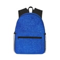 thumbnail image 1 of Balery Blue Glitter Mochila para Mujeres y Hombres, Mochila Ligera Casual para Viajes, Mochila Clásica Básica para la Universidad, 1 of 6