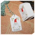 thumbnail image 1 of 50pcs set Christmas DIY Gift Tags Coloured Drawing Hanging Tag Small Card Optional String DIY Craft Label Party Decor, 1 of 1