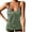 Army Green A, variant on Akafmk Tankini Swimsuits for Women Loose Fitting Solid Color Swim Tops with High Waisted Boyshorts Two Piece Bathing Suits Comfortable Athletic Swimwear, Sizes S-XL