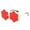 Red, variant on Rimless Heart Shaped Metal Frame Sun Glasses Shades Party Halloween Eyeglasses Kids Dirt Gear for Boys Extra Mile Ski Goggles Girls Dirt Gear Riding Goggles for Men Blingo2o Goggles Running Goggles