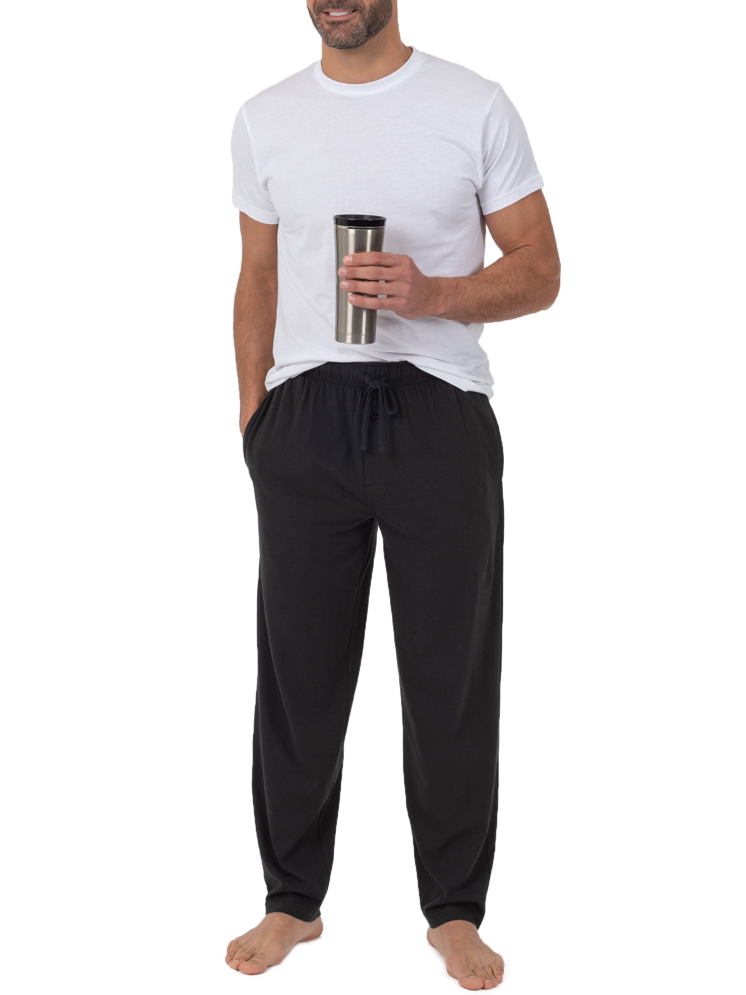 Buy Fruit of the Loom Men's and Big Men's Jersey Knit Pajama Pants