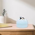 thumbnail image 3 of Cenicero de animales con 3 ranuras para cigarrillos, decoración, estuche de almacenamiento, joyero Isla Pingüino, 3 of 9