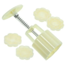 OFFIGAM Moon Cake Molder Set with Vintage Patterns for Kitchen Baking and Pastry Making Tools
