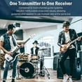 thumbnail image 2 of 2.4GHz Wireless Guitar Transmitter Receiver: Wireless Guitar System for Violin Keyboard Electronic Musical Instruments, 2 of 5