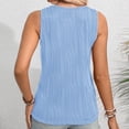 thumbnail image 4 of Neuxse European And Border Women's Vest 2024 Keyhole Sleeveless Summer Business Casual Basic Top, 4 of 6