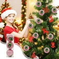 thumbnail image 4 of Christmas Ornaments 3 Pcs Weird Christmas Balls for Christmas Tree Decorations Christmas Eye Like Holiday Home Hanging Ornaments, 4 of 6