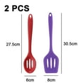 thumbnail image 2 of Utensilios de cocina de silicona, 2 espátulas para utensilios para hornear, resistentes al calor, antiadherentes y aptos para lavavajillas, 2 of 5