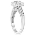 thumbnail image 3 of Pompeii 5/8ct Antique Princess Cut Diamond Engagement Ring 14K White Gold (G/H,I1), 3 of 3