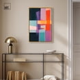 thumbnail image 3 of Color Blocks II Canvas Colorful Modern Art by Art Remedy, Gold Frame, 20 x 30, 3 of 7