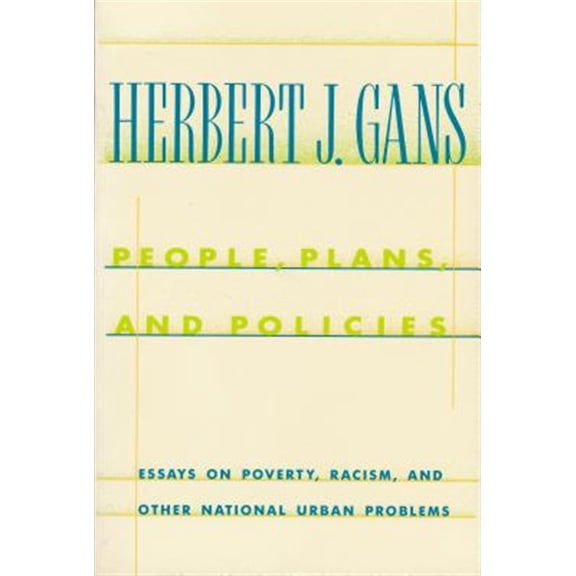 Pre-Owned Morningside Book People, Plans, and Policies: Essays on Poverty, Racism, and Other National Urban Problems, (Hardcover)