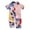 Z83 Pink, variant on Toddler Baby Girls Boys Pajamas Kids Spring Summer Cartoon Print Short Sleeve Sleepwear Outfits Clothes Size 2-3T
