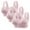 Pink 1, variant on LIaqionyy 3Pcs Solid Color Bras for Women Snap Front Comfort Breathable Lace Wirefree Plus Size Everyday Bralettes