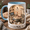 Black, variant on Personalized Sphynx Cat Mug, Custom Cat Name Coffee Cup with Cozy Vet Clinic Scene